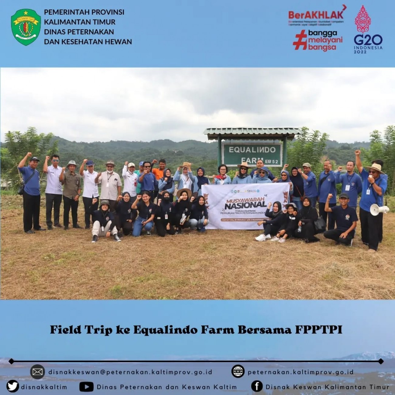Field Trip ke Equalindo Farm Bersama FPPTPI