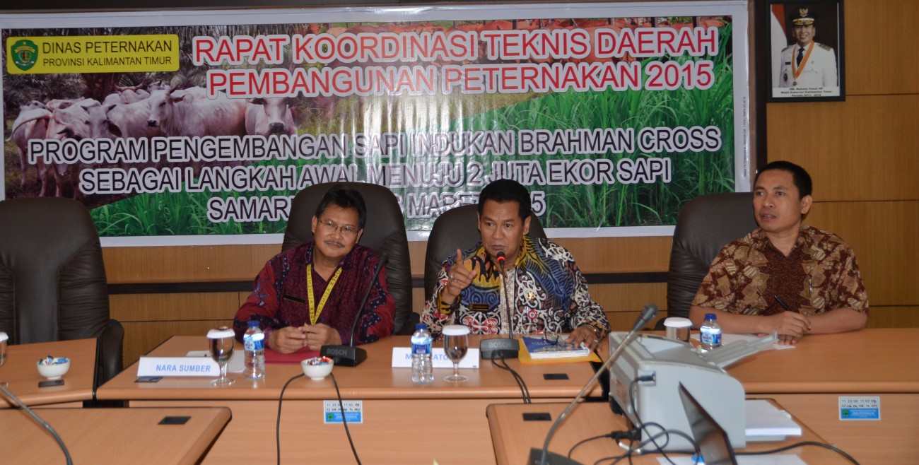 Rumusan Hasil Rapat Konsultasi Dan Koordinasi Teknis Daerah  Pembangunan  Peternakan Kalimantan Timur Tahun 2015