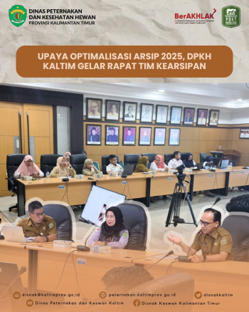 Upaya Optimalisasi Arsip 2025, DPKH Kaltim Gelar Rapat Tim Kearsipan