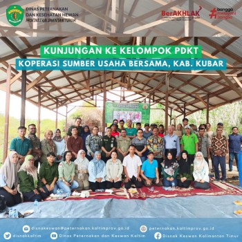 Kunjungan Ke Kelompok PDKT Koperasi Sumber Usaha Bersama, Kab.Kubar