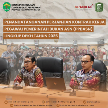 Penandatanganan Perjanjian Kontrak Kerja PPBASN Lingkup DPKH Tahun 2025