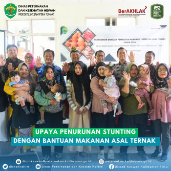 Upaya Penurunan Stunting Dengan Bantuan Makanan Asal Ternak