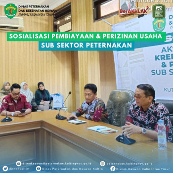 Sosialisasi Pembiayaan & Perizinan Usaha Sub Sektor Peternakan