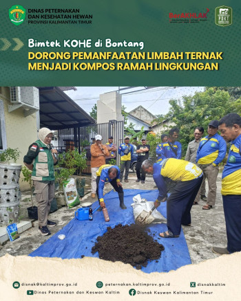 Bimtek KOHE di Bontang Dorong Pemanfaatan Limbah Ternak Menjadi Kompos Ramah Lingkungan