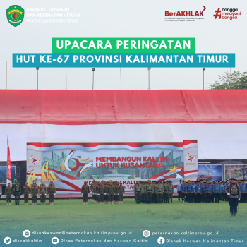 Upacara Peringatan HUT Ke-67 Provinsi Kalimantan Timur