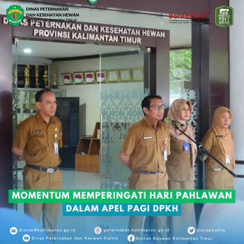 Momentum Memperingati Hari Pahlawan Dalam Apel Pagi DPKH