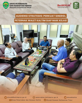 Audiensi Strategis: Perkuat Sinergi, Peternak Walet Kaltim Siap Naik Kelas!
