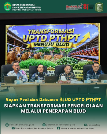 Rapat Penilaian Dokumen BLUD UPTD PTHPT, Dorong Transformasi Tata Kelola Pelayanan