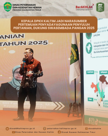 Kepala DPKH Kaltim Jadi Narasumber Pertemuan Penyadaya­gunaan Penyuluh Pertanian, Dukung Swasembada Pangan 2025