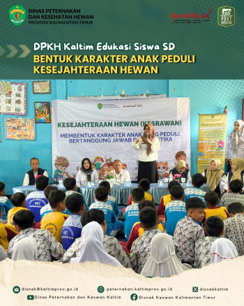 DPKH Kaltim Edukasi Siswa SD tentang Kesejahteraan Hewan