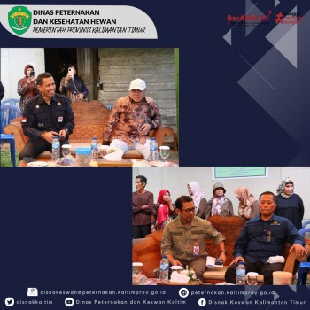 Kepala Dinas Peternakan dan Kesehatan Hewan Kalimantan Timur Dampingi Gubernur dan Tim Penilai Satyalencana Wira Karya