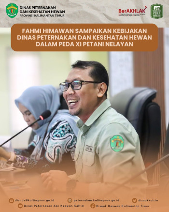 Fahmi Himawan Sampaikan Kebijakan Dinas Peternakan dan Kesehatan Hewan Dalam Peda XI Petani Nelayan