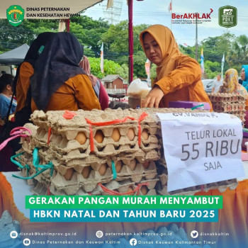 Gerakan Pangan Murah Menyambut HBKN Natal dan Tahun Baru 2025