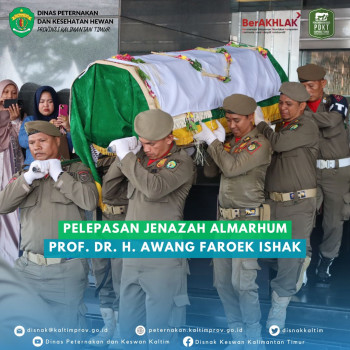 Pelepasan Jenazah Almarhum Prof. Dr. H. Awang Faroek Ishak