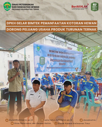 DPKH Gelar Bimtek Pemanfaatan Kotoran Hewan Dorong Peluang Usaha Produk Turunan Ternak 