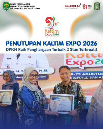 Penutupan Kaltim Expo 2026 DPKH Raih Penghargaan Terbaik 2 Stan Terkreatif