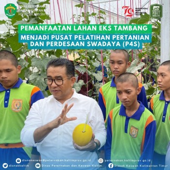 Pemanfaatan Lahan Eks Tambang Menjadi Pusat Pelatihan Pertanian Dan Perdesaan Swadaya (P4S)