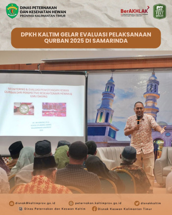 DPKH Kaltim Gelar Evaluasi Pelaksanaan Kurban di Samarinda