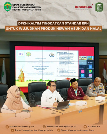 DPKH Kaltim Tingkatkan Standar RPH Untuk Wujudkan Produk Hewan ASUH dan Halal