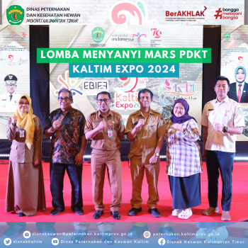 Lomba Menyanyi Mars PDKT Kaltim Expo 2024