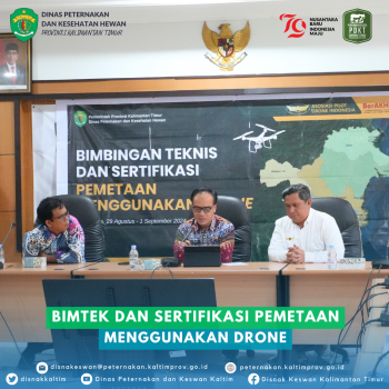 Bimtek dan Sertifikasi Pemetaan Menggunakan Drone 