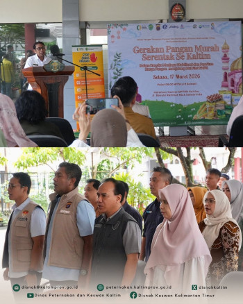 Sambut Idul Fitri 1447 H DPKH Kaltim Kirim Pelaku Usaha di Gerakan Pangan Murah