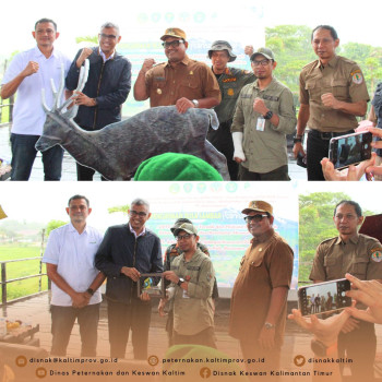Seremoni Penyerahan Rusa Sambar UPTD PTHPT DPKH Kepada PT. Adaro Indonesia