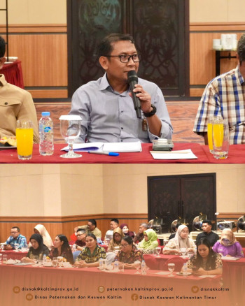 DPKH Kaltim Lakukan Evaluasi Program Pengembangan Desa Korporasi Ternak (PDKT) Tahun 2024