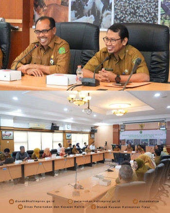 Perjanjian Kerja Sama Sektor Peternakan & Kesehatan Hewan DPKH Kaltim & Dinas Pertanian dan Peternakan Kukar