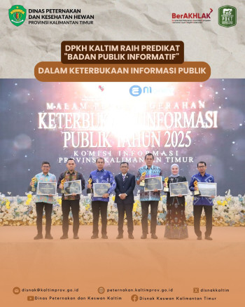 DPKH Kaltim Raih Predikat “Badan Publik Informatif” dalam Anugerah Keterbukaan Informasi 2025