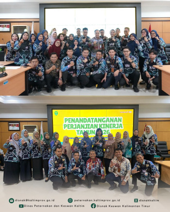 DPKH Kaltim Laksanakan Penandatanganan Perjanjian Kinerja dan Pakta Integritas WBK dan WBBM Tahun 2026