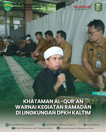 Khataman Al-Qur’an Warnai Kegiatan Ramadhan di Lingkungan DPKH Kaltim