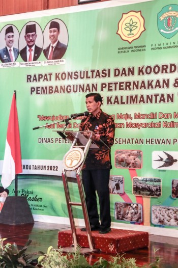 Rapat Konsultasi dan Koordinasi Teknis Daerah Pembangunan Peternakan dan Kesehatan Hewan Se-Kalimantan Timur