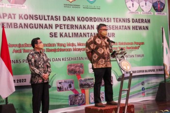 Rapat Konsultasi dan Koordinasi Teknis Daerah Pembangunan Peternakan dan Kesehatan Hewan Se-Kalimantan Timur
