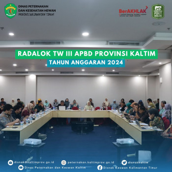 Radalok TW III APBD Provinsi Kaltim Tahun Anggaran 2024 