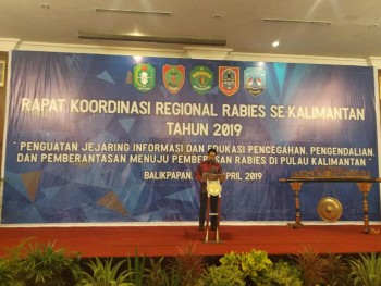 Rapat Koordinasi Regional Rabies se-Kalimantan Tahun 2019