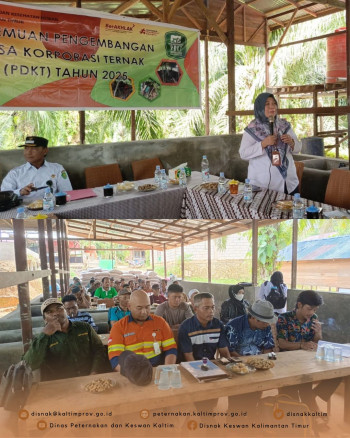 Dorong Ekonomi Peternakan Desa, DPKH Kaltim Gelar Pertemuan PDKT di Kutai Timur