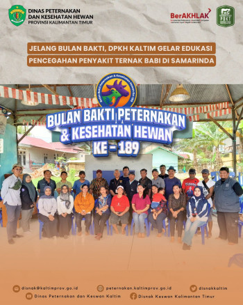 Jelang Bulan Bakti, DPKH Kaltim Gelar Edukasi Pencegahan Penyakit Ternak Babi di Samarinda