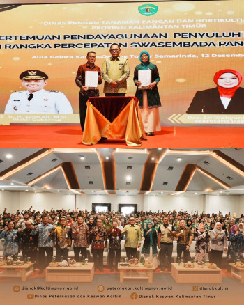 Kepala DPKH Kaltim Jadi Narasumber Pertemuan Penyadaya­gunaan Penyuluh Pertanian, Dukung Swasembada Pangan 2025
