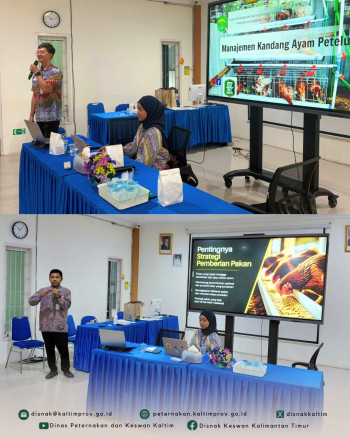 DPKH Kaltim dan RSJD Atma Husada Mahakam Bekali Pasien Rehabilitasi Keterampilan Beternak Ayam Petelur
