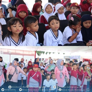 Gerakan Gemar Makan Telur, Daging, dan Minum Susu & Simbolisasi Vaksinasi Rabies Gratis