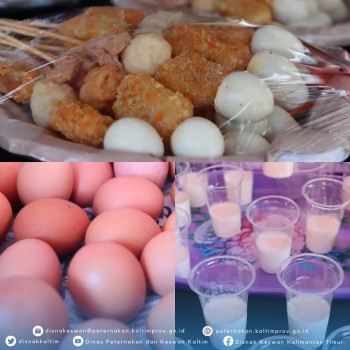 Gerakan Gemar Makan Telur, Daging, dan Minum Susu & Simbolisasi Vaksinasi Rabies Gratis