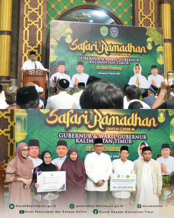 Safari Ramadan di Muara Badak dan Bontang, Pemprov Kaltim Serahkan Bantuan PDKT 1,9 Miliar