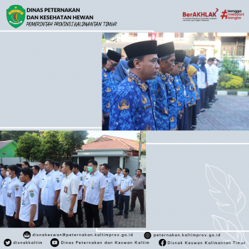 Upacara Bendera Peringatan Hari Ulang Tahun Ke-78 Republik Indonesia di Kantor DPKH Prov. Kaltim