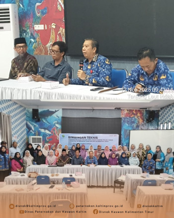 Dorong Perluasan Produk Peternakan, DPKH Kaltim Adakan Bimtek untuk Pelaku Usaha Bontang