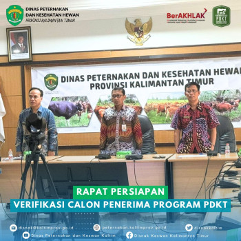 Rapat Persiapan Verifikasi Calon Penerima Program PDKT