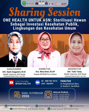 DPKH Kaltim Tegaskan Pentingnya Sterilisasi Hewan dalam Pendekatan One Health