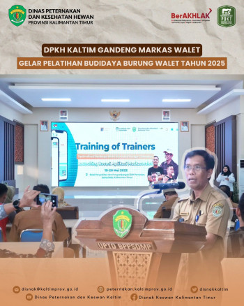 DPKH Kaltim Gandeng Markas Walet Gelar Pelatihan Budidaya Burung Walet Tahun 2025