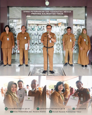ASN DPKH Kaltim Terima Penghargaan Budaya Kerja dan Penyerahan DPA 2026