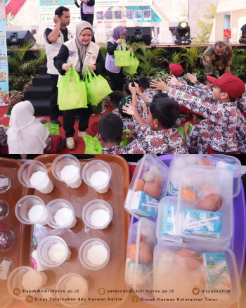 Public Awareness Gerakan Makan Daging, Telur, dan Minum Susu Dalam Kaltim Fair 2025
